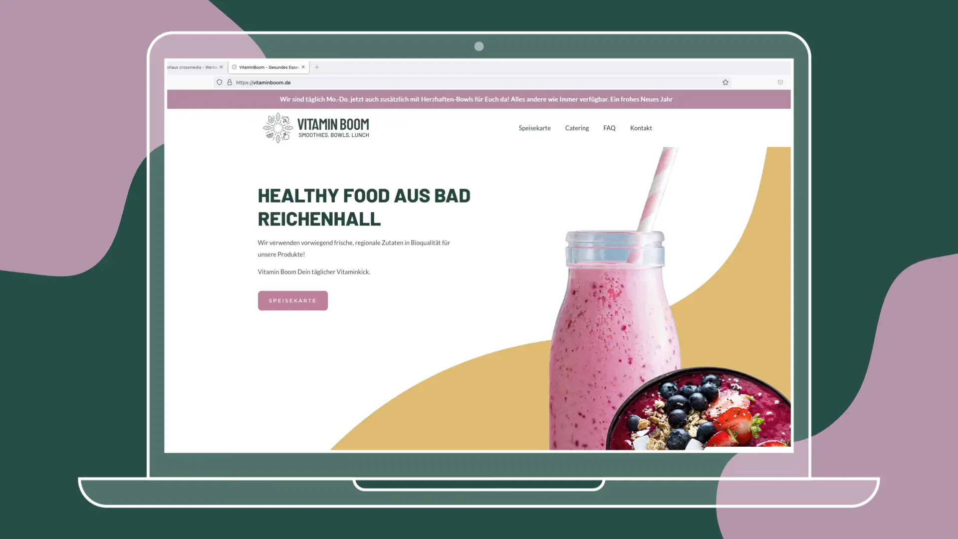 Vitamin Boom Markenwebsite