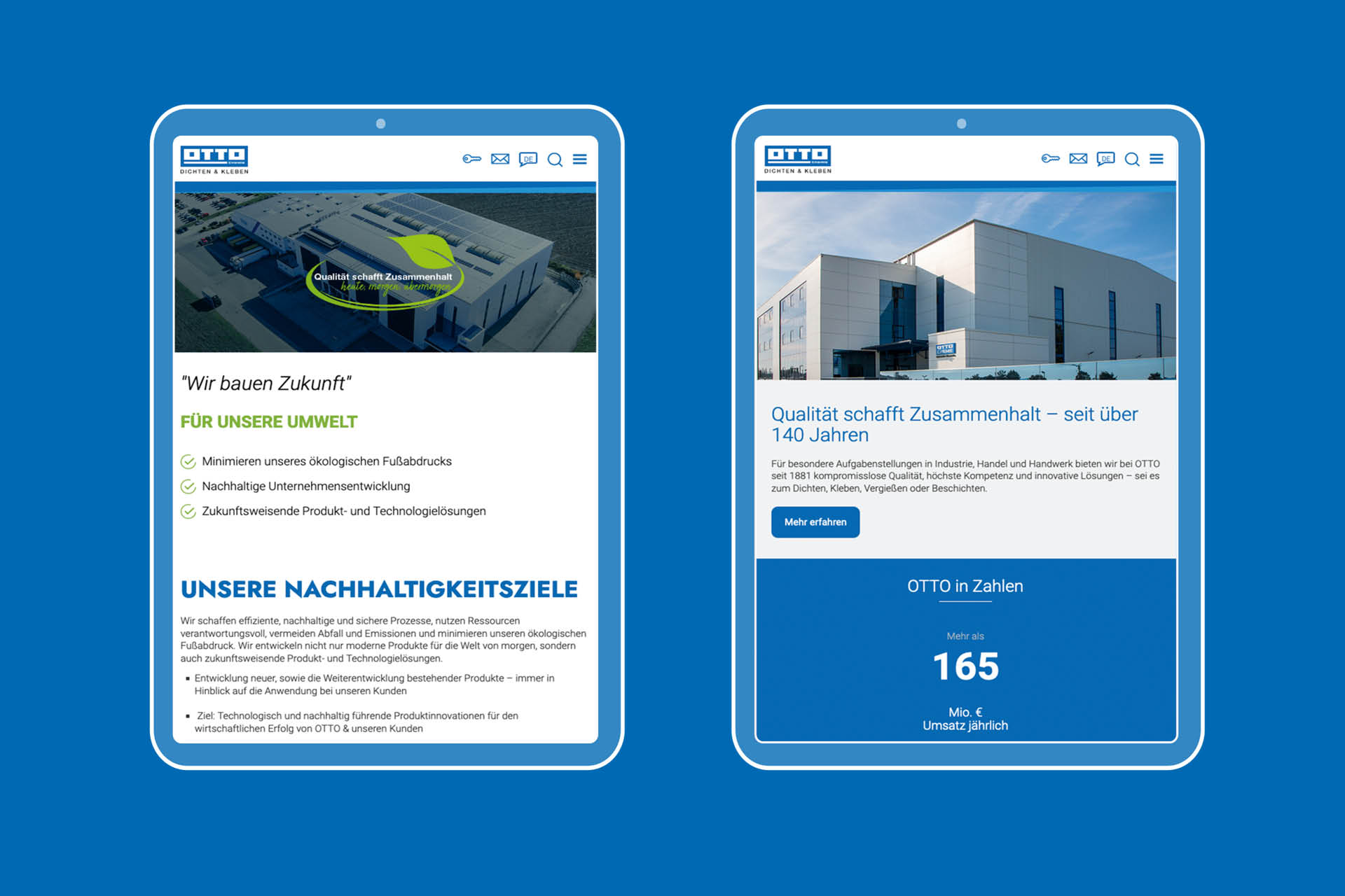 Otto Chemie Markenwebsite